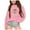 Pink, variant on Little Girls Hoodies Sweatshirts Soft Long Sleeve Crewneck Pullover With Cute Print School Clothing Pink Size 7-8T