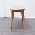 thumbnail image 6 of Set of 1 Dining Bench Table Bench, Dining Bench, Wood Bench Solid Wooden Bench Indoor Dining Room Table Home Bedroom Bed End Restaurant Modern Hallway Furniture (Oak), 6 of 11