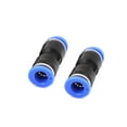 thumbnail image 2 of Uxcell 0.31" to 0.31" Pneumatic Straight Connector One Touch Speed Fit Air Fitting 12Pcs, 2 of 3