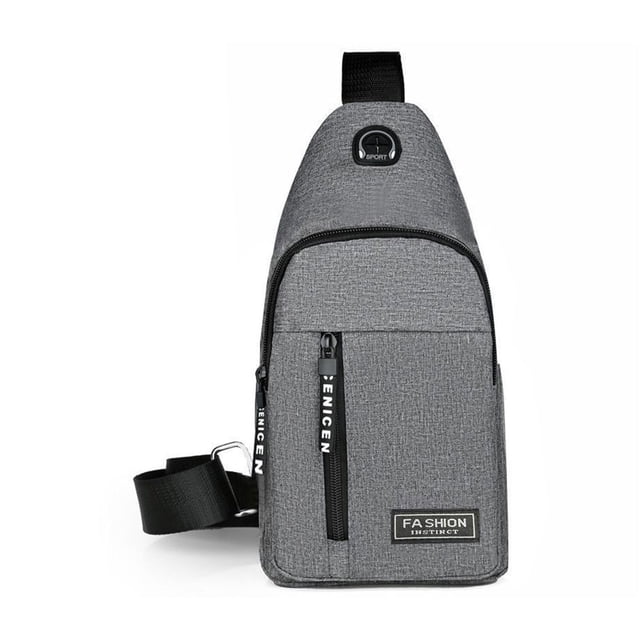 Sacs Bandoulière pour Femmes, Sac Bandoulière Sac à Dos avec Trou pour Écouteurs Sac à Dos de Randonnée Sac Bandoulière Multifonction Sac de Poitrine, Sac à Dos de Randonnée pour Femmes