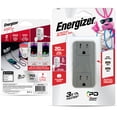 thumbnail image 4 of Energizer 5-Device Wall Tap Power Adapter – 2 AC Outlets, 20W USB-C PD Fast Charging, Dual USB-A Ports (3.1A Total) for Smartphones & Tablets, 4 of 9