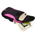thumbnail image 5 of Workout Sweat Absorbing Armband Wallet Case Dual Pocket Mobile Pouch, 5 of 9