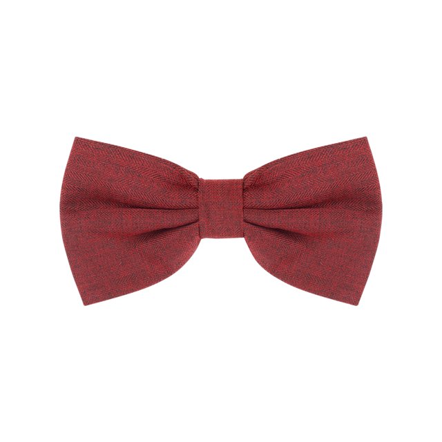 INSPIRAR CHIC Día del Padre Corbatas de Algodón para Hombre en Color Sólido Texturizado Corbatas Pre-atadas para Fiesta Familiar Color Vino Medio