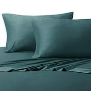 Sheetsnthings Silky-Soft Hybrid Bamboo-Cotton California King 4PC Bed Sheets Set, Teal