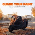thumbnail image 3 of Mockins 91"x49"x39" Heavy Duty 250g PVC Motorcycle Cover with Cotton Lining, 3 of 9