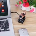thumbnail image 3 of ruzhgo Caméra Web Rotative à 360° USB HD pour Ordinateur avec Micro pour PC Portable Doré, 3 of 6