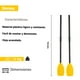 thumbnail image 2 of Remos Para Bote / Lancha Amarillos De 124 Cm De Plástico Bestway Remos Para Bote / Lancha De 124, 2 of 5