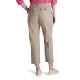 thumbnail image 4 of Chaps Women's Utility Pants - Comfort Stretch Flat Front Chinos - Khaki Tech Pants for Women, 4 of 5