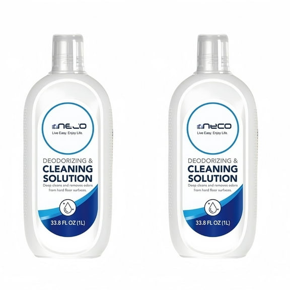 Multi-Surface Floor Cleaning Solution Concentrate (  33.8 FL OZ 1L*2 ) - Compatible with Tineco ,FLOOR ONE S3 Breeze/S3/S5 ComboBreeze Wet & Dry Vacuum, Safe for Hardwood & Tile