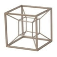 thumbnail image 1 of Cheungs 4921S 1 lbs Metal Tesseract Shaped Table Decor, 1 of 5