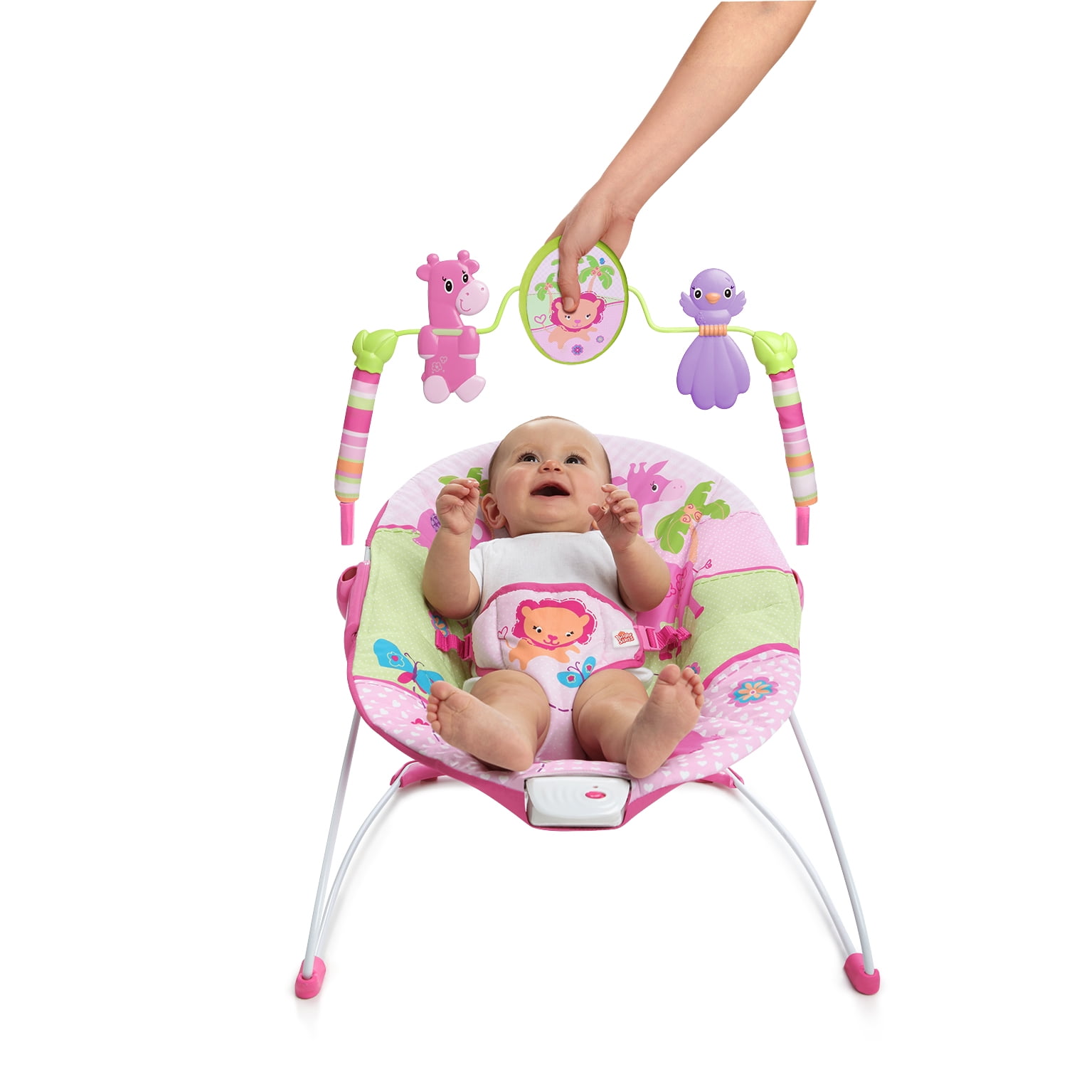 pretty pink safari bouncer