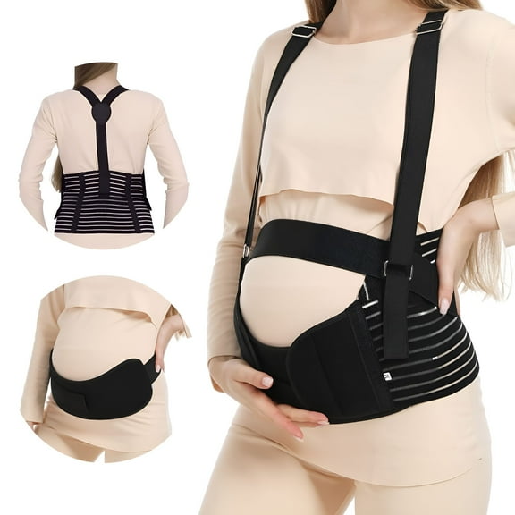 XIRQI Belly Bands For Pregnant Women - Maternity Belt Pregnancy Support - Breathable Abdominal Binder, Back Support