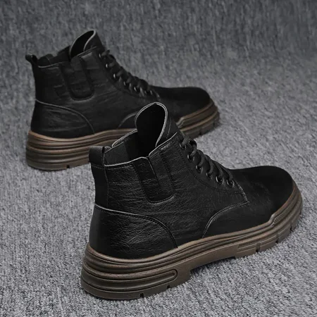 

Men‘s Anti-skid Wear-resistant Lace Up Ankle Boots