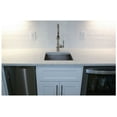 thumbnail image 2 of Premier Copper Products  20 in. Rectangle Hammered Copper Kitchen - Bar - Prep Single Basin Sink in Nickel, 2 of 4