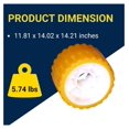 thumbnail image 2 of Engineering 86144 5"" PVC Ribbed Wobble Kit 4-Pk, Yellow, Standard, 2 of 7