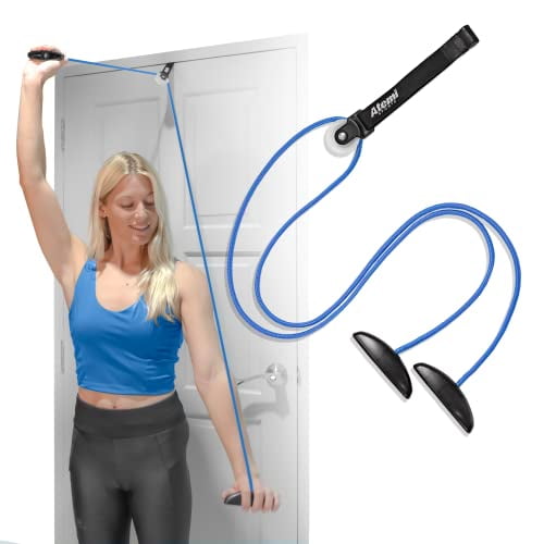 Shoulder Pulley for Physical Therapy,Over Door Pulley for Shoulder Recovery,Exercise Pulley for Shoulder Rehab,Rotator Cuff Exerciser for Frozen Shoulders & Range of Motion,HSA/FSA Eligible