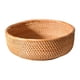 thumbnail image 2 of Cesta de ratán redonda decorativa para almacenar pan y verduras. Medio, 2 of 9