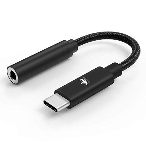 USB C 3.5mm Headphone Audio Adapter, Kingone Type C Aux Converter