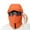 Orange, variant on Fewfanhot Unisex Winter Ski Mask - Thick Fleece Lined Full Coverage Head & Neck Warmer Windproof Mask for Sports & Cycling