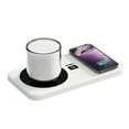 thumbnail image 6 of Yhuaoa Coffee Mug Warmer with Wireless Charging 3 Temp Settings Cup Warmer for Desk Temperature Control With Fast Heating Design Beverage Accessory For Drink Water Tabletop Bedside White, 6 of 8