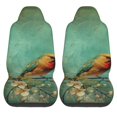 thumbnail image 2 of Fotbe Retro Birds Pattern Automotive Seat Covers for Cars Trucks and SUVs – Car Seat Covers for Front Seats,Protective Seat Covers,Vehicle Seat Covers, Set of 2, 2 of 9