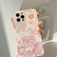 thumbnail image 2 of Funda de teléfono de cuero 3d de silicona suave con flor grande Retro para iphone 13 11 14 pro max 12 mini 7 8 plus x xr xs max cute conque shell Tan Jianjun unisex, 2 of 2