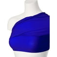 thumbnail image 6 of MixMatchy Women's Solid Casual Summer Side Shirring Scrunched Double Layered Tube Top, 6 of 6