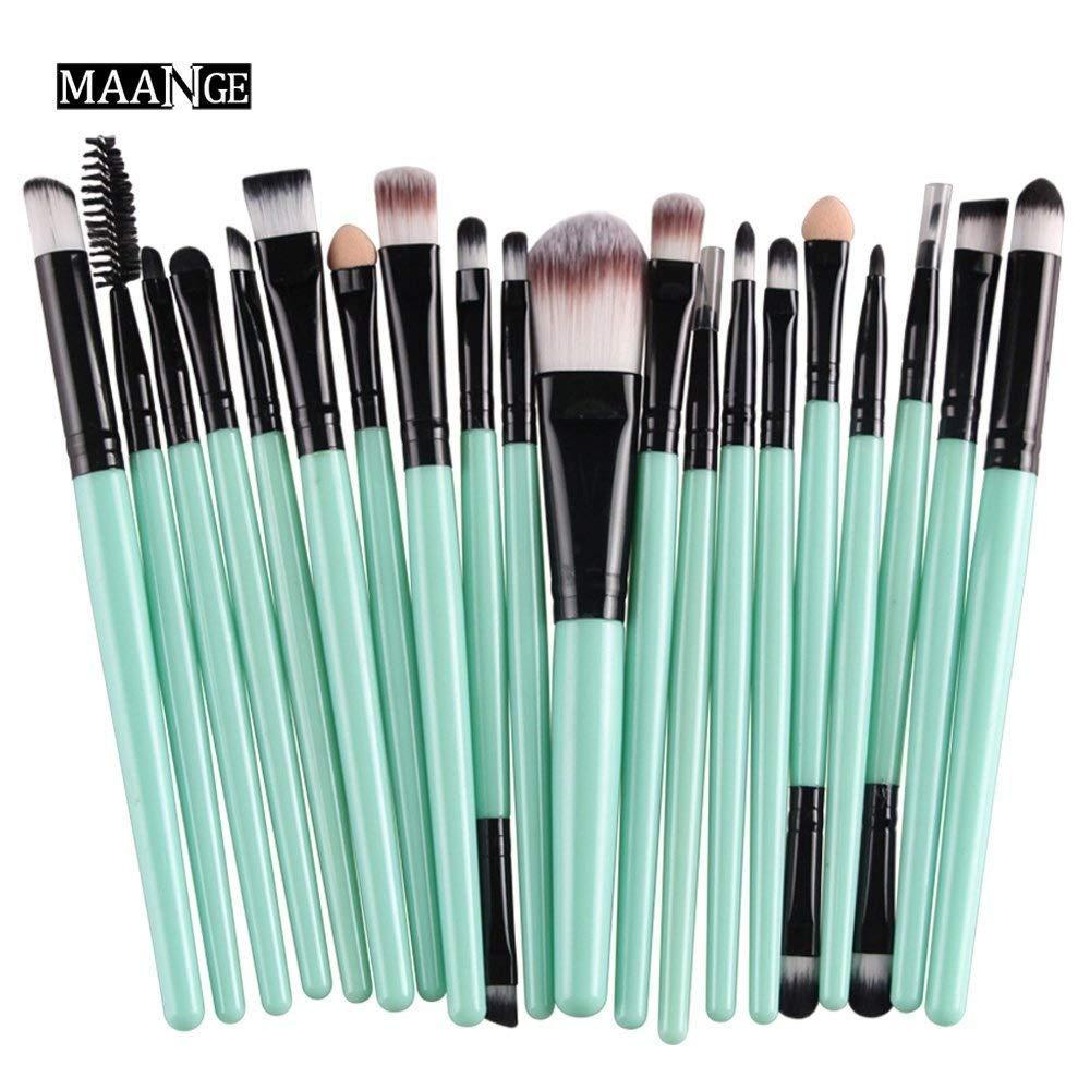 CINIDY 20 pcs Makeup Brush Set tools Make-up Toiletry Kit Wool Make Up 
