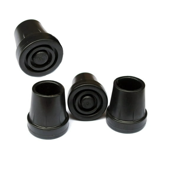 Huhudde 4Pcs Nonslip Foot Covers Trekking Poles Cane Tip Protector Walking Stick Pad Buffers Replacement Hikes Protector Caps Ti