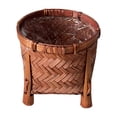 thumbnail image 2 of Maceta de flores tejida, cesta de bambú decorativa, cesta de almacenamiento de bambú, cesta de flores secas, maceta de Flor tejida a mano para, 2 of 8