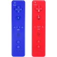 thumbnail image 1 of Wireless Remote Controller for Wii Wii U（Dark Blue+Red）, 1 of 6