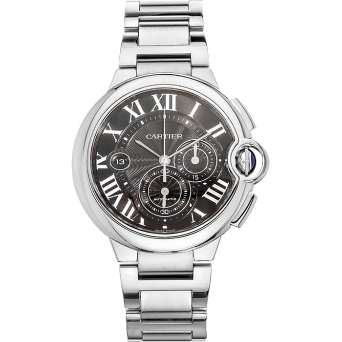 Pre-Owned Cartier Ballon Bleu W6920025 44mm Stainless Steel Black Automatic  1 Year Warranty - Walmart.com
