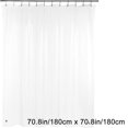 thumbnail image 5 of Revestimiento De Cortina De Ducha De Baño 3g,Impermeable, Transparente,183cm, 5 of 5