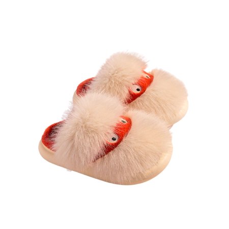 

Rotosw Unisex Flats Plush Slippers Closed Toe Winter Casual Shoes
