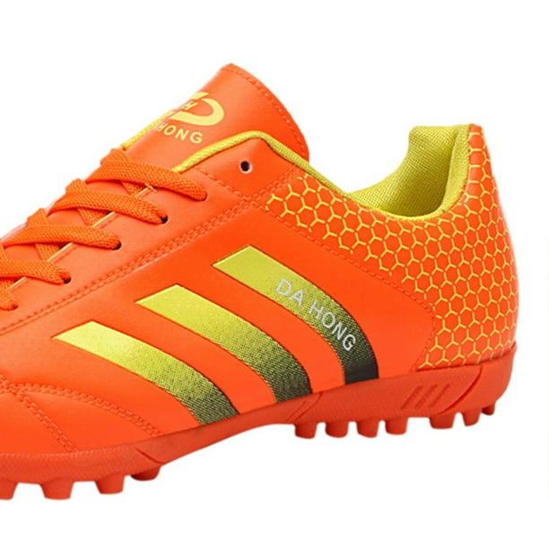 Zapatos De Entrenamiento De Fútbol Zapatos de fútbol para niños Botines de fútbol de malla suave Accesorios para exteriores (33 naranja) Ndcxsfigh Para Estrenar