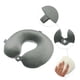 thumbnail image 3 of Almohada en U Unique Bargains Espuma de Memoria Hogar Viajes Oficina Gris 33x27x7cm, 3 of 7