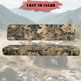 thumbnail image 3 of FKELYI Hunting Camo Leaf Print UTV Seat Cover Waterproof Powersports Seats Covers Anti-Dust Mule Bench Seat Cover Compatible with Mule SX 2017-2023 Interior Decor, 3 of 7