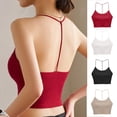 thumbnail image 2 of Npasoilc full coverage bra for womenWoman Hanging Neck Beautiful Back Suspender With Chest Pad Bra Tube Bottom Wrap., 2 of 8