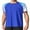 Blue Gradient, variant on Charmo Mens Short Sleeve Gradient Swim Shirts Quick Dry UPF 50+ Sun Protection Rash Guards Running Hiking Swimming Tops