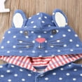 thumbnail image 3 of Poncho à Manches Courtes Unisexe Enfant Imprimé Animal Robe à Capuche 1-6 Ans, 3 of 6