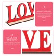 thumbnail image 4 of Shisuyan Alphabet Listing Red 2Pcs 7.86x1.77x0.39in Synthetic Material, 4 of 8