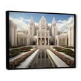 thumbnail image 2 of Designart "Landscape of Renaissance Cathedral" Spiritual Framed Wall Art - Cabin White Church Entryway Framed Wall Art, 2 of 6