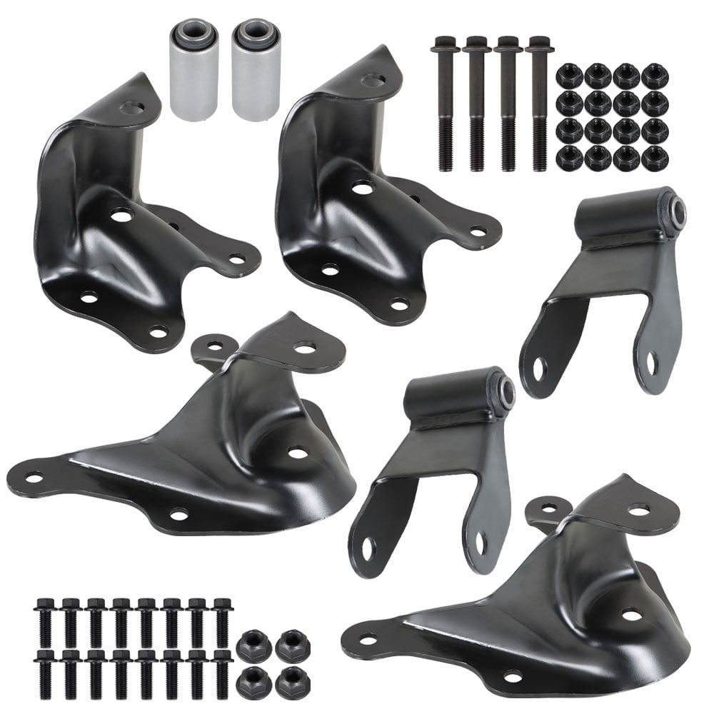 Rear S Osakesukar 722-010 Rear Hanger Brackets Repair Kit Fit Replacement For 1986 2011 Ford Ranger 1998 2001 Mazda B2500 Mazda B2300 B3000 B400 With 2 5 722 001 Leaf Spring Shackle - Foto 7