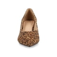 thumbnail image 6 of Journee Womens Pammie Slip On Pointed Toe Kitten Heel Pumps, Widths Available, 6 of 9