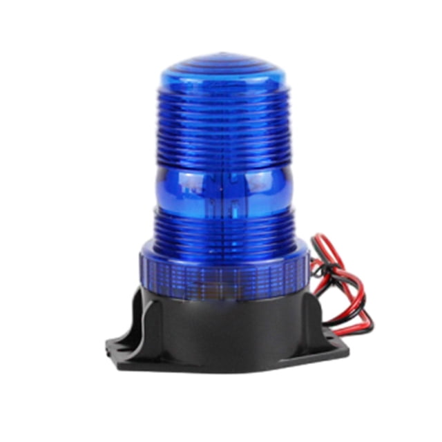 Luz de advertencia genérica, luz estroboscópica LED de repuesto, lámpara de alarma de Flash de señal impermeable para vehículo de 12V 24V, UTV, coche, azul