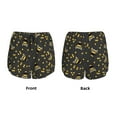 thumbnail image 3 of Gaeub Bumblebee Print Women's Athletic Shorts,High Waisted Running Shorts,Pocket Sporty Short,Gym Elastic Workout Shorts-Small, 3 of 7