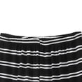 thumbnail image 5 of Kaemgyyd Women's Plus Size Pajamas Shorts Cute Striped Pj Short Pants Soft Comfort Elastic Waist Lounge Sleepwear Bottoms S-5XL, 5 of 5