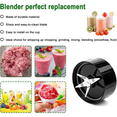 thumbnail image 3 of 4X Blade Replacement Part Compatible for Magic- (250W, MB1001 Series) Blade Stainless Steel Blade, 3 of 7