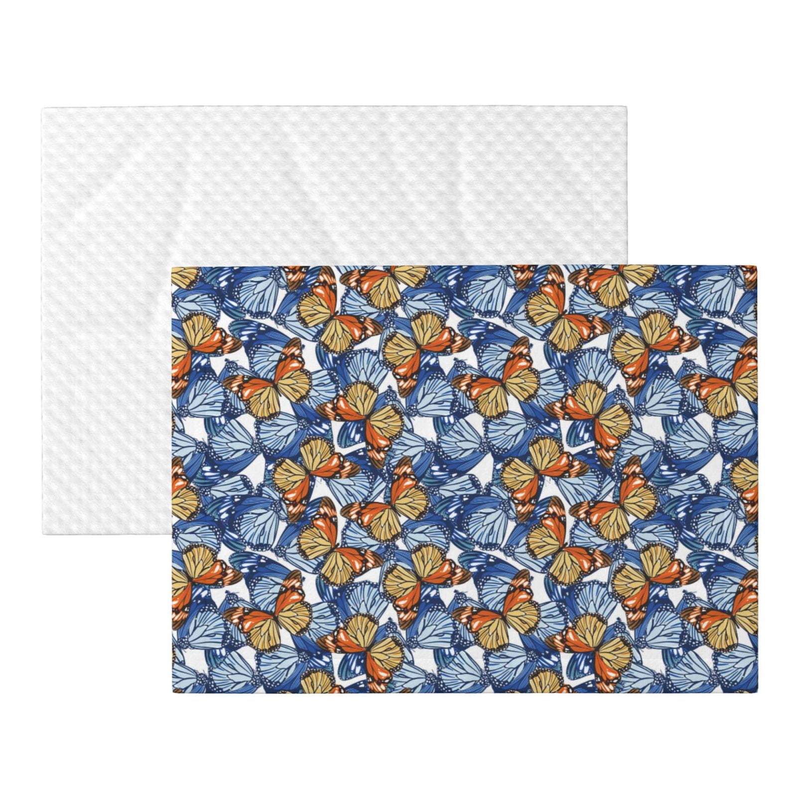 Naloa Colorful Butterfly1 Dog Blanket, 3 Sizes Cat Blanket for Indoor Cats Large Medium Small Dog Gifts-Medium