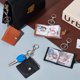 thumbnail image 4 of Paquete de 4 miniálbumes de fotos pequeños de 2,5 pulgadas con llavero. Álbum de fotos de bolsillo, llavero de cuero con inserto para fotos., 4 of 7